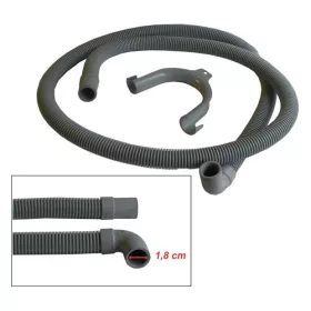 Whirlpool Mosógép Kifolyótömlő – 1,8 m, könyök csatlakozóval – AWE széria (C00315302)