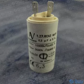   6,3 uF 470V Kondenzátor, sarus, motor (eredeti) páraelszívó