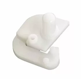 C00115404 MÜANYAG ELEM AJTÓHOZ BAL OLDALI FEHÉR 49 GRAD