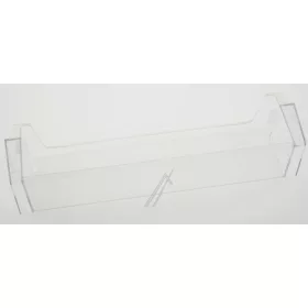 Ajtórekesz Whirlpool / Indesit hűtőszekrényhez – Alsó palacktartó polc – Átlátszó (C00385776 kompatibilis)