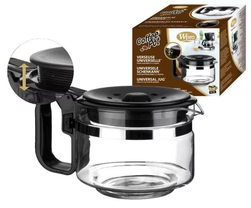 BRAUN Üvegkanna Wpro 484000000318 UCF200 Univerzális kávéskanna 9-12 csésze szűrő kávéfőzőhöz