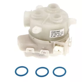 Váltószelep Motor Whirlpool / Indesit Mosogatógéphez – 3W – O-gyűrű készlettel (C00525113 kompatibilis)