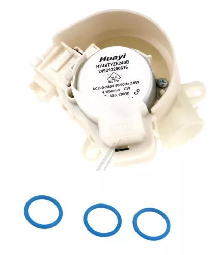 Váltószelep Motor Whirlpool / Indesit Mosogatógéphez – 3W – O-gyűrű készlettel (C00525113 kompatibilis)