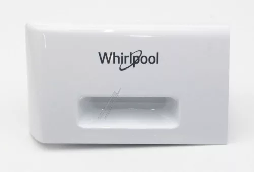 Whirlpool Mosógép Mosószerfiók Fogantyú – Fehér, Global FC széria – Eredeti alkatrész (C00536109)