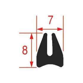   RATIONAL sütő/főzőkészülék tömítés a sütőüveghez 2800 mm