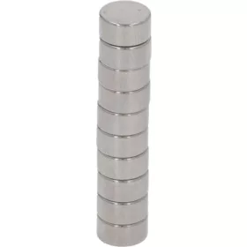NEODÍMIUM MÁGNES ø 8x4 mm - 10 DB