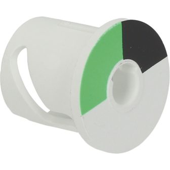 CAM TWO-COLOUR BLACK/GREEN ? 19 mm
