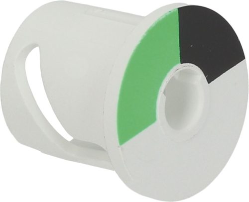 CAM TWO-COLOUR BLACK/GREEN ? 19 mm