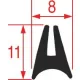BELSŐ TÖMÍTÉS SÜTŐÜVEGHEZ 2400 mm
