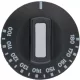 FEKETE GOMB ø 50 mm 100-180°C
