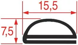 HOONVED ipari mosogatógép ajtótömítés 590 mm