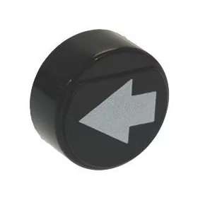 FEKETE KEREK GOMB ø 23 mm