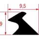 BELSŐ TÖMÍTÉS SÜTŐÜVEGHEZ 3000 mm