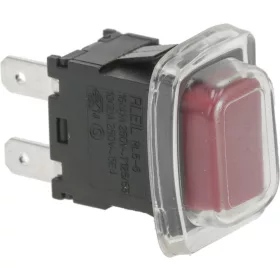 Egypolusú kapcsoló 16A 250V piros