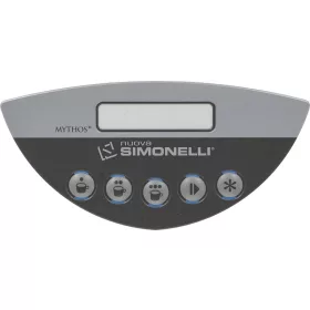  NUOVA SIMONELLI kávédaráló nyomógomb panel membrán 5 gombos