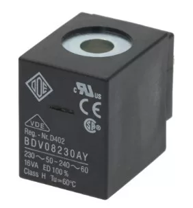 ODE BDV08230AY Mágnesszelep tekercs 16VA 230V 50/60Hz (BDV08230AY)