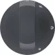 TECNOINOX lapsütő/barbecue fekete gomb Ø 70 mm selyemszitázott