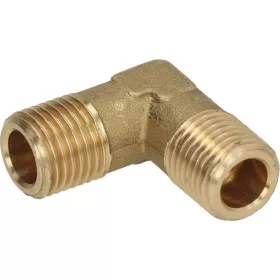 L-ALAKÚ FITTING ø 1/4'M-1/4'M GÁZ