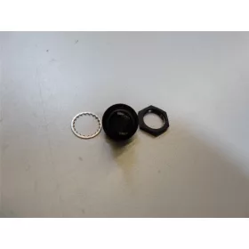 NYOMÓGOMB 1-PÓLUSÚ FEKETE ø 17,5 mm