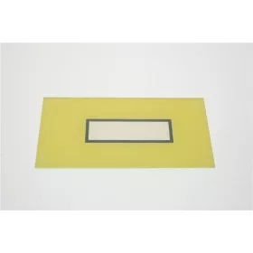 Kávégép MŰANYAG KIJELZŐ ÜVEG 127x63 mm