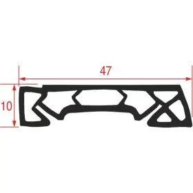   Sütő/főzőkészülék tömítés ajtóhoz forgósütő 740 mm