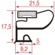 LAVAZZA kávégép NAGY CSÉSZE GOMB 13x29 mm