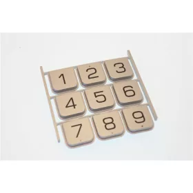 Saeco Vending Billentyűzet – Ezüst, 1-9 számozott – Aliso, Corallo (11023281)