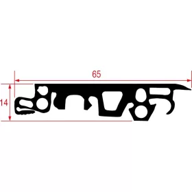 Sütő/főzőkészülék tömítés sütőkocsihoz 700 mm