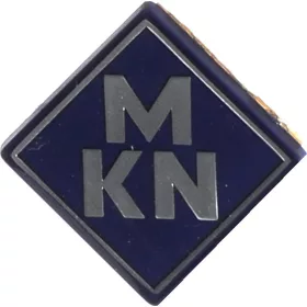Címke MKN-rue 20 mm kék