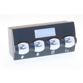 WEGA kávégép NYOMÓGOMB panel 4T KIJELZŐ FEKETE/KRÓM
