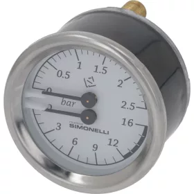   NUOVA SIMONELLI kávégép kazán-szivattyú nyomásmérő Ø 60 mm