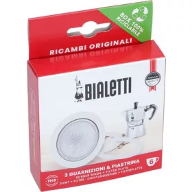Bialetti Tömítéskészlet Szűrővel - 6 csészés - Alumínium kávéfőzőkhöz (800034)