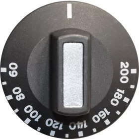 FEKETE GOMB ø 50 mm 60-200°C