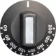 FEKETE GOMB ø 50 mm 60-200°C
