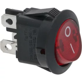 Bipoláris kapcsoló piros 10A 250V