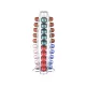 Íves Kapszulatartó Nespresso Kávégéphez – 40 db-os / Króm – OriginalLine szériához (Nespresso kompatibilis)