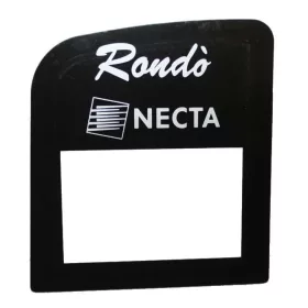 Használati utasítás címke tartó Necta Rondo automatához – Fekete – Rondo / Rondo Food szériához (251141 kompatibilis)
