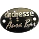 Logo Tábla Didiesse Aura Bar Kávégéphez – Fekete/Ezüst – Ovális (AB029 kompatibilis)