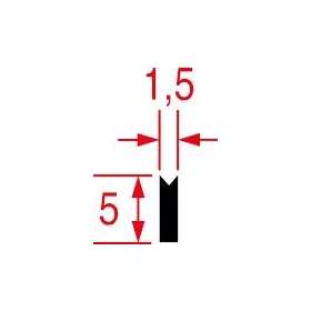 SÜTŐAJTÓ TÖMÍTÉS 265 MM