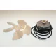 VENTILÁTOR 5w S/ARO S/PATA 110vØ200 28º 2,5 m