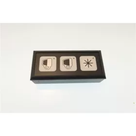Vertikális Gombos Nyomópanel Grimac Puccini Kávégéphez – 3 Gombos / 3 LED-es – Dózisvezérlő (1240100014 kompatibilis)