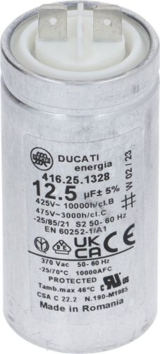 CAPACITOR DUCATI ENERGIA 12.5ľF