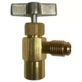   Hűtőközeg Palacknyitó Szelep – 1/4" SAE – R134a / R600a / R290 hűtőközeghez