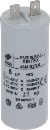 CAPACITOR 8ľF 450V MCF/MCI