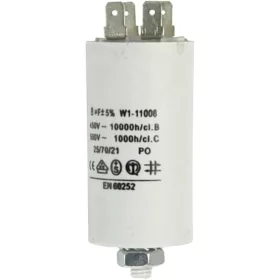 KONDENZÁTOR 8µF - 450V - 6µm WHIRLPOOL 481