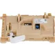 WHIRLPOOL BAUKNECHT szaritogep elektronikai panel 481010628667 programozando modul