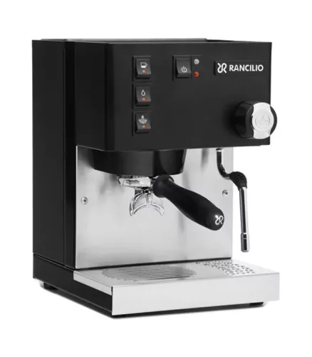 Rancilio Silvia V6 Nera E & Rancilio Stile SD Nero & Rancilio Knock Box