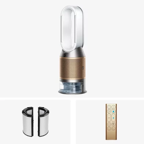 Dyson Purifier Humidify+Cool PH2 De-NOx Légtisztító és Párásító - Formaldehid megsemmisítés, HEPA szűrő - Fehér/Arany (PH05)