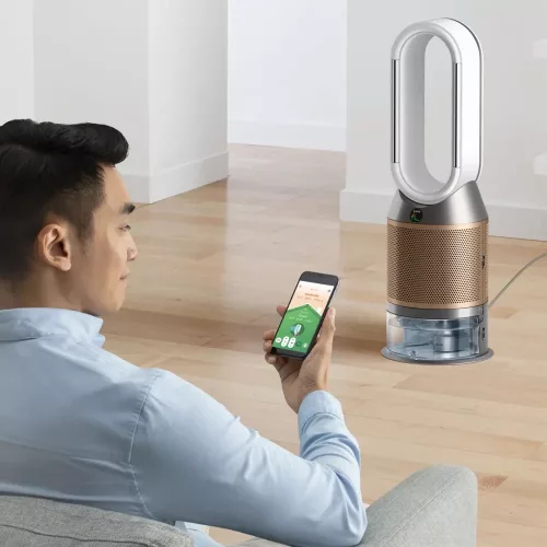 Dyson Purifier Humidify+Cool PH2 De-NOx Légtisztító és Párásító - Formaldehid megsemmisítés, HEPA szűrő - Fehér/Arany (PH05)