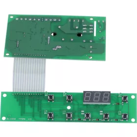 Melegen tartó elektronikai panel 8 gombos